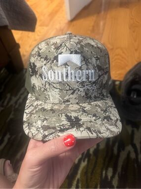 Camo Trucker Hat - Olive/Green
